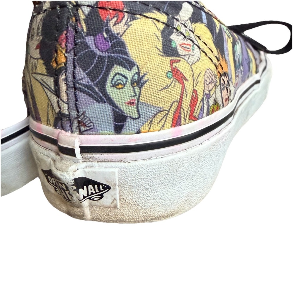 VANS Disney Womens Size 9 Ursula Cruella Evil Queen Maleficent Shoes - Picture 6 of 8